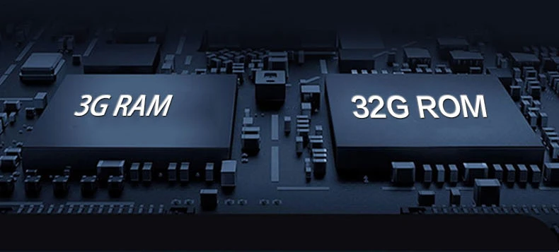 Car flip down monitor with 32G memory