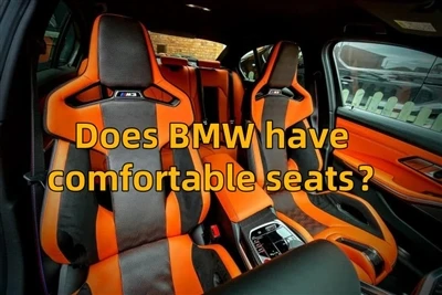 Má BMW pohodlná sedadla