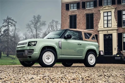 Upravený Land Rover Defender Cabrio